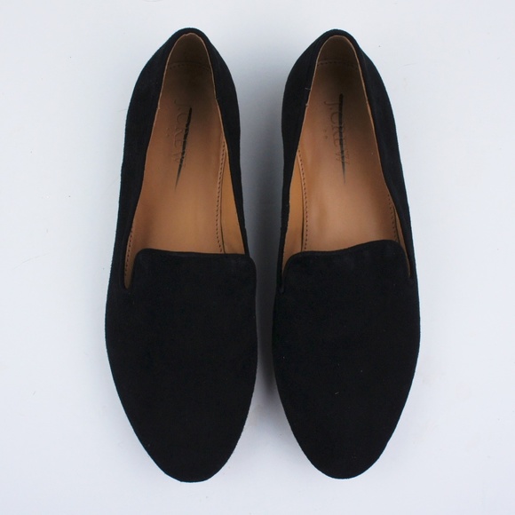 New JCREW Smoking Loafers in Black Suede - Picture 3 of 3